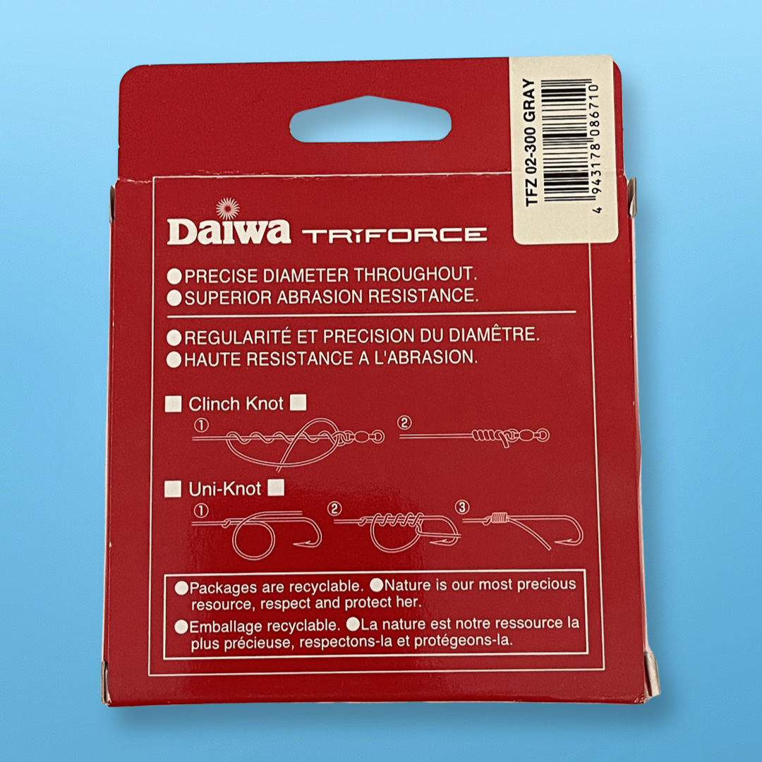 Daiwa Triforce Z Monofilament Line 300 m (0.14 mm / 5 Lb)