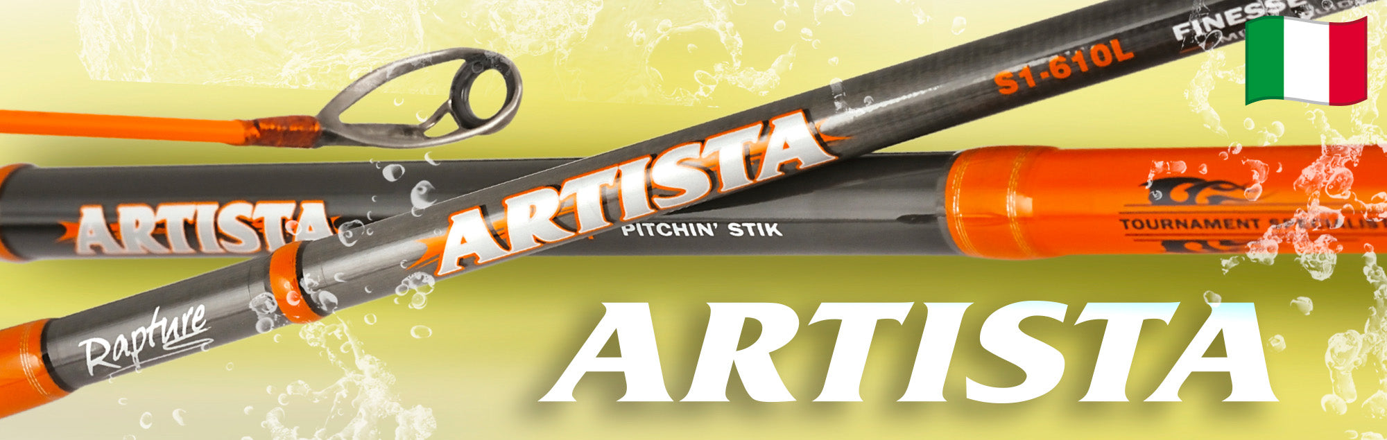 Rapture Artista S1-72 Drop Shot & Split Shot Rod (7'2" | 1/16-1/2 oz. | 6-12 lb)