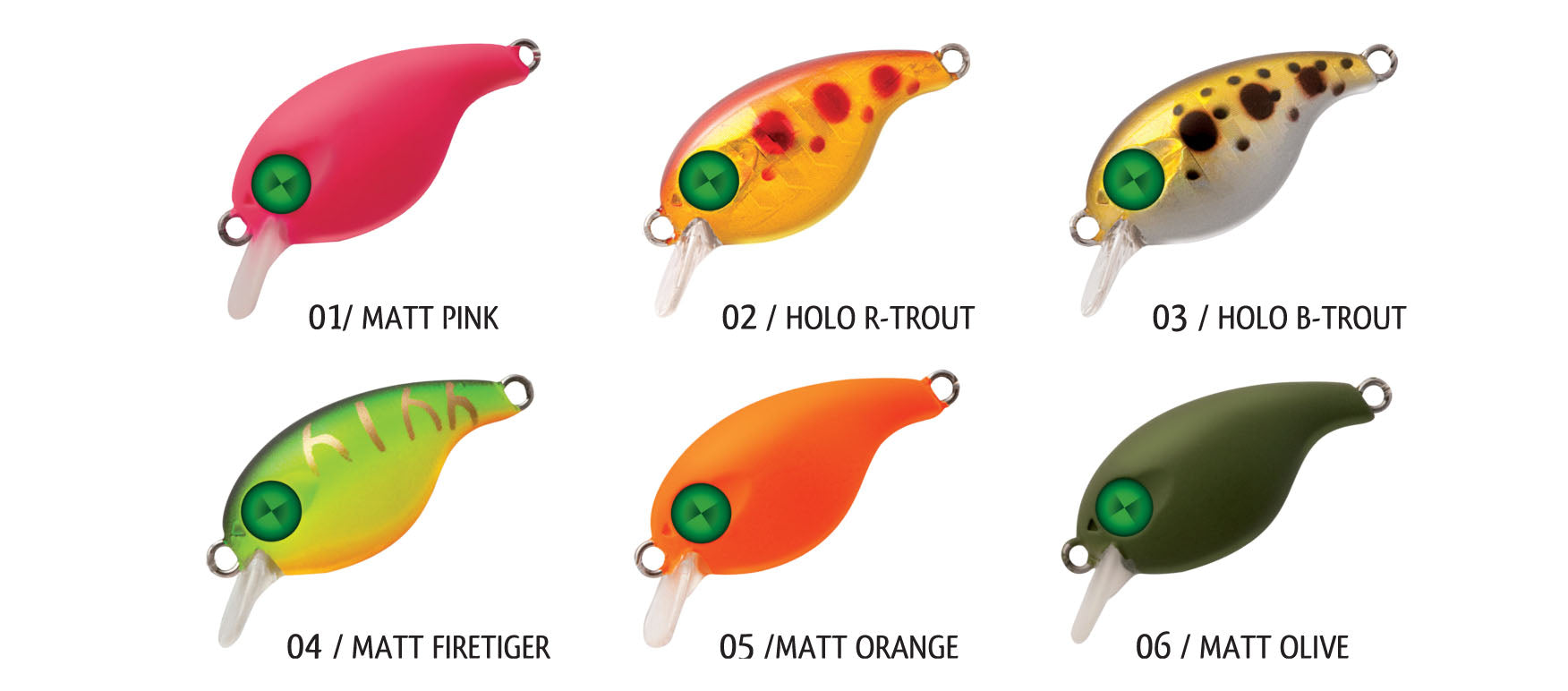 Rapture Chibi Crank (1.8g / 1/16 oz. | 28 mm / 1.1" Barbless Crankbait)