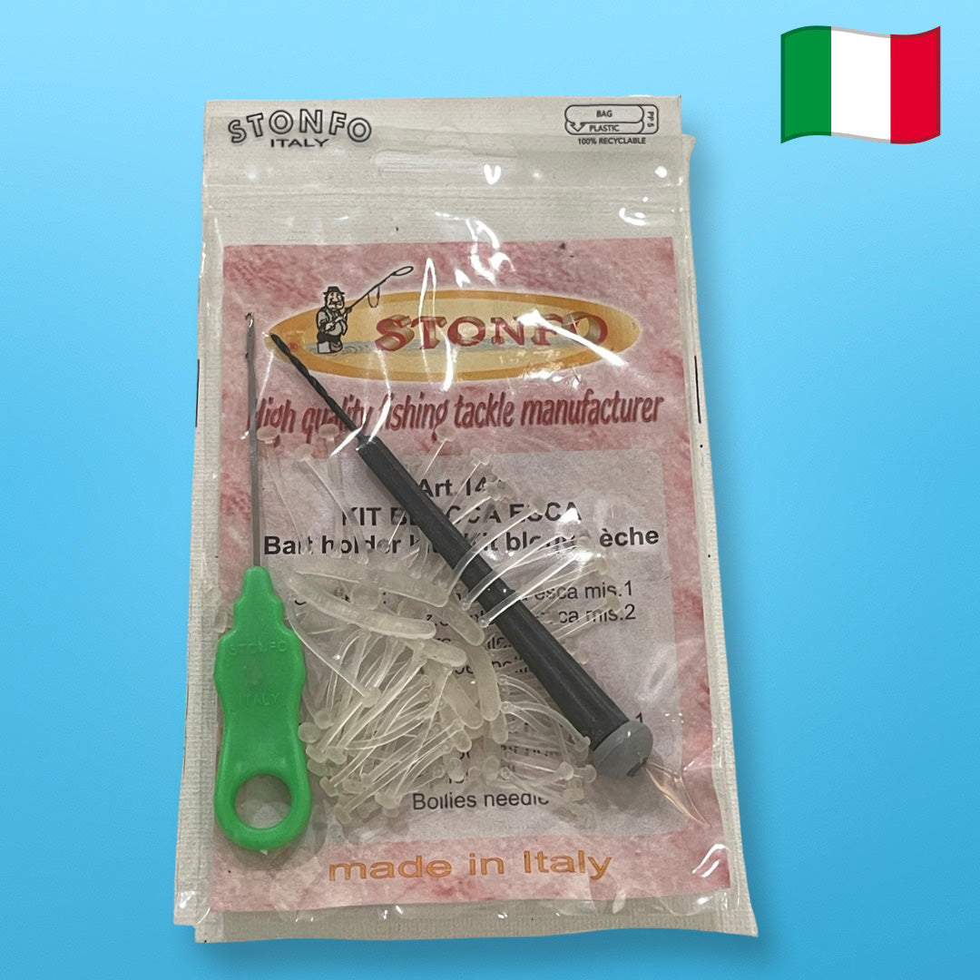 Stonfo Bait Holder Kit including Boilie Drill and Needle