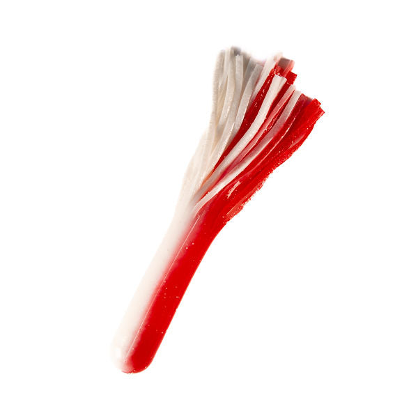 BAM Baits 5" White and Red Kraken Tube Jig (4 Pack)