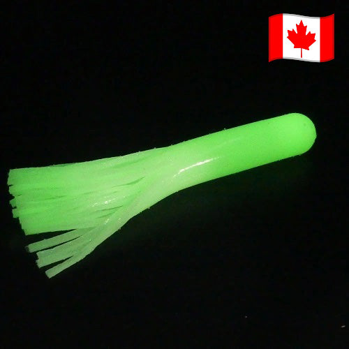 BAM Baits 5" Glow in the Dark Tube Jig (4 Pack)