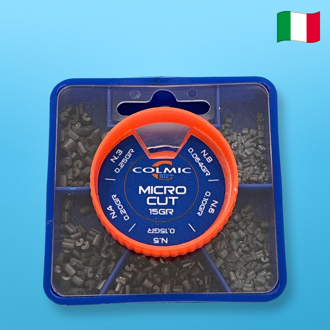 Colmic Micro-cut Cylindrical Split-shot Calibrated Weights Box