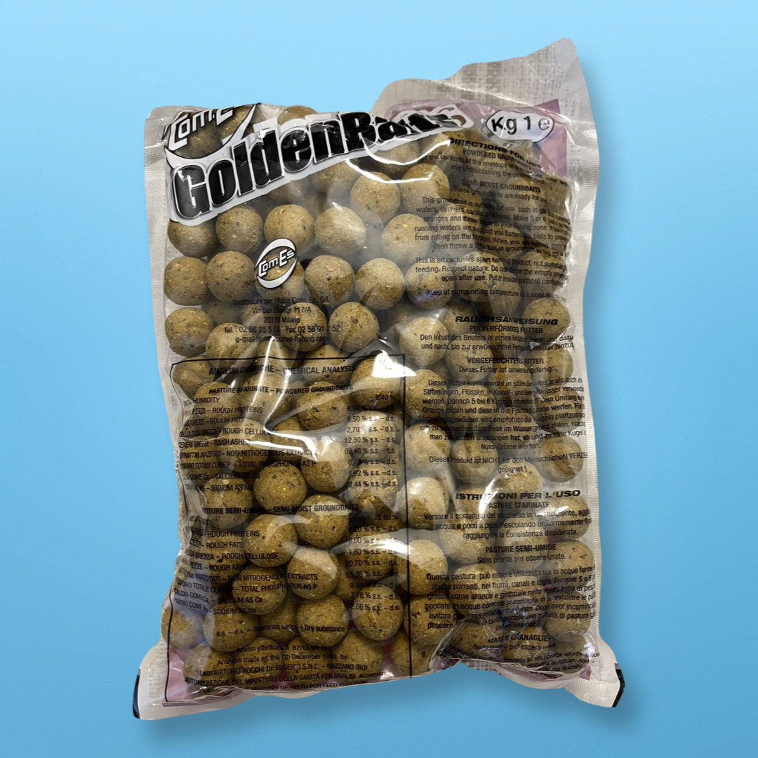 Com.Es. GoldenBaits Premium 20 mm Carp Boilies (1 Kg / 2.2 Lb)