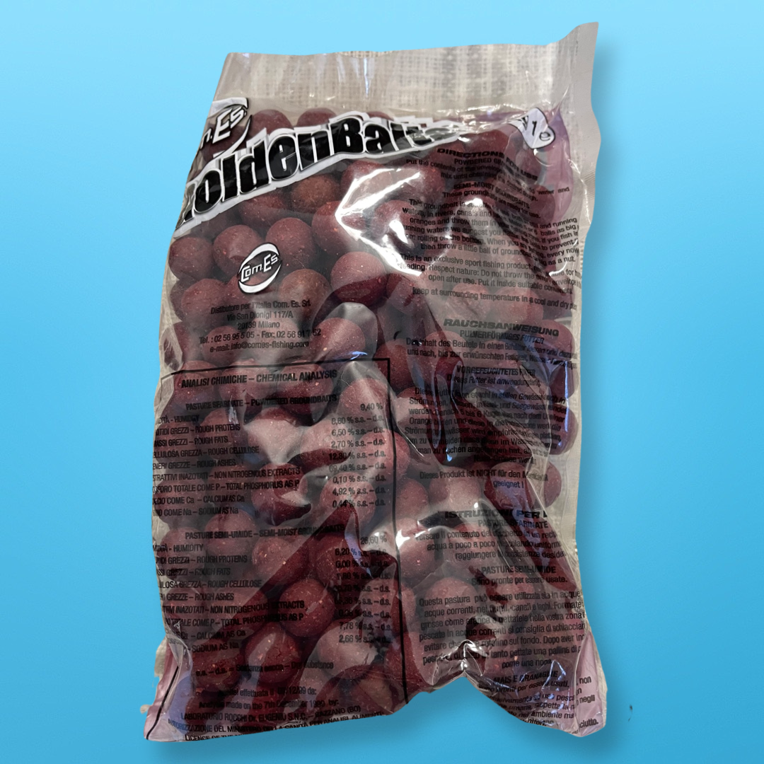 Com.Es. GoldenBaits Premium 20 mm Carp Boilies (1 Kg / 2.2 Lb)