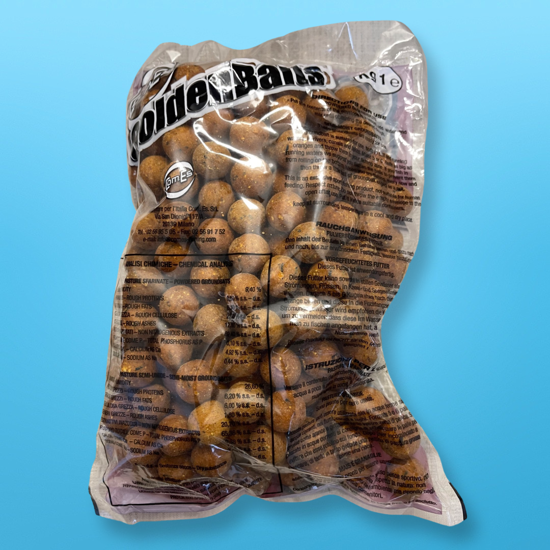 Com.Es. GoldenBaits Premium 20 mm Carp Boilies (1 Kg / 2.2 Lb)