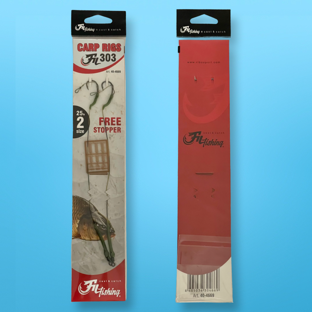 Fil Fishing Carp Hair Rigs (2 Pack)