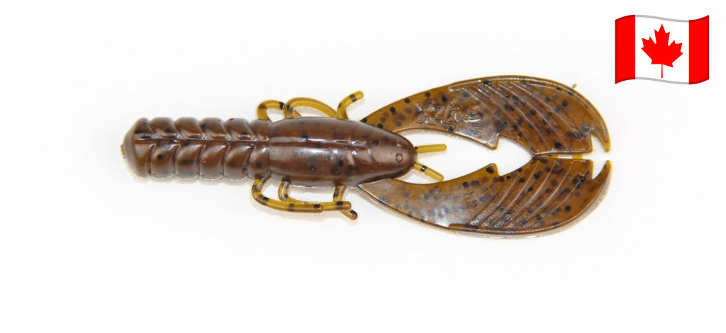 X Zone Pro Series 3.25" Muscle Back Finesse Craw (8 Pack)