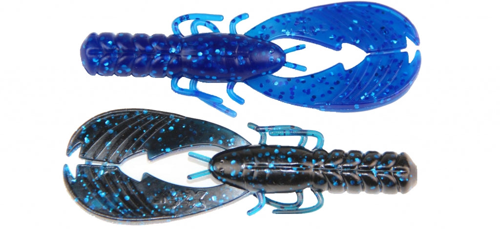 X Zone Pro Series 3.25" Muscle Back Finesse Craw (8 Pack)