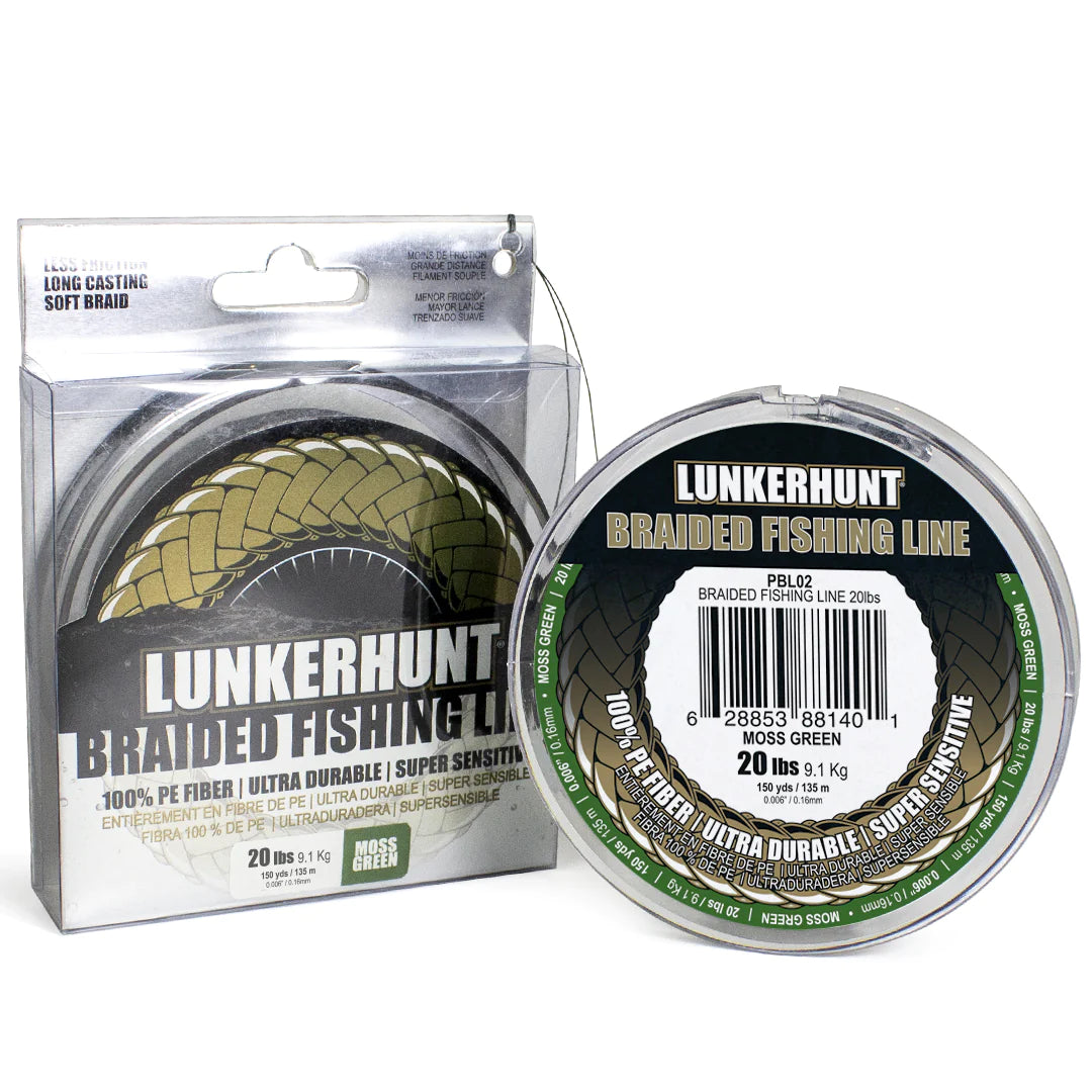 Lunkerhunt Braid Fishing Line 150 yds (20 Lb)