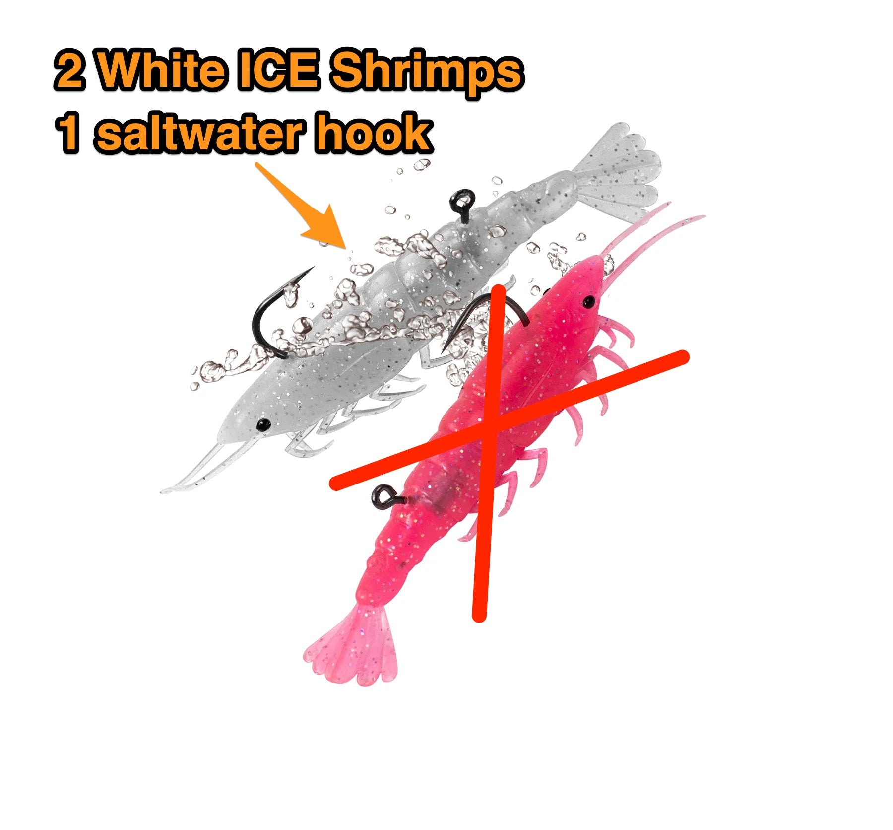 Lunkerhunt 3.5" Bait Shifter Shrimp (Pre-rigged Kit or Bait only)