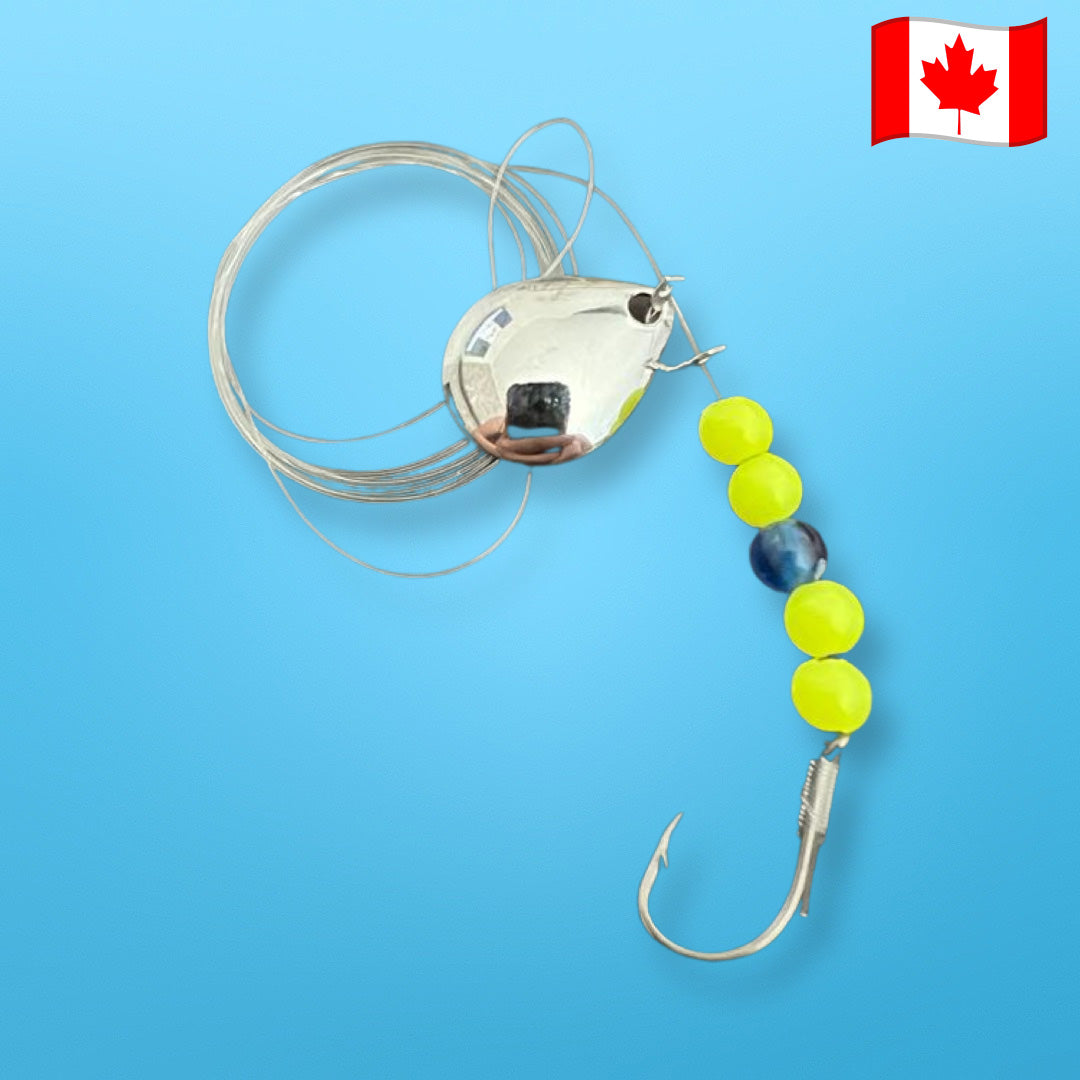 Papa G's Tackle Small Silver Spinners