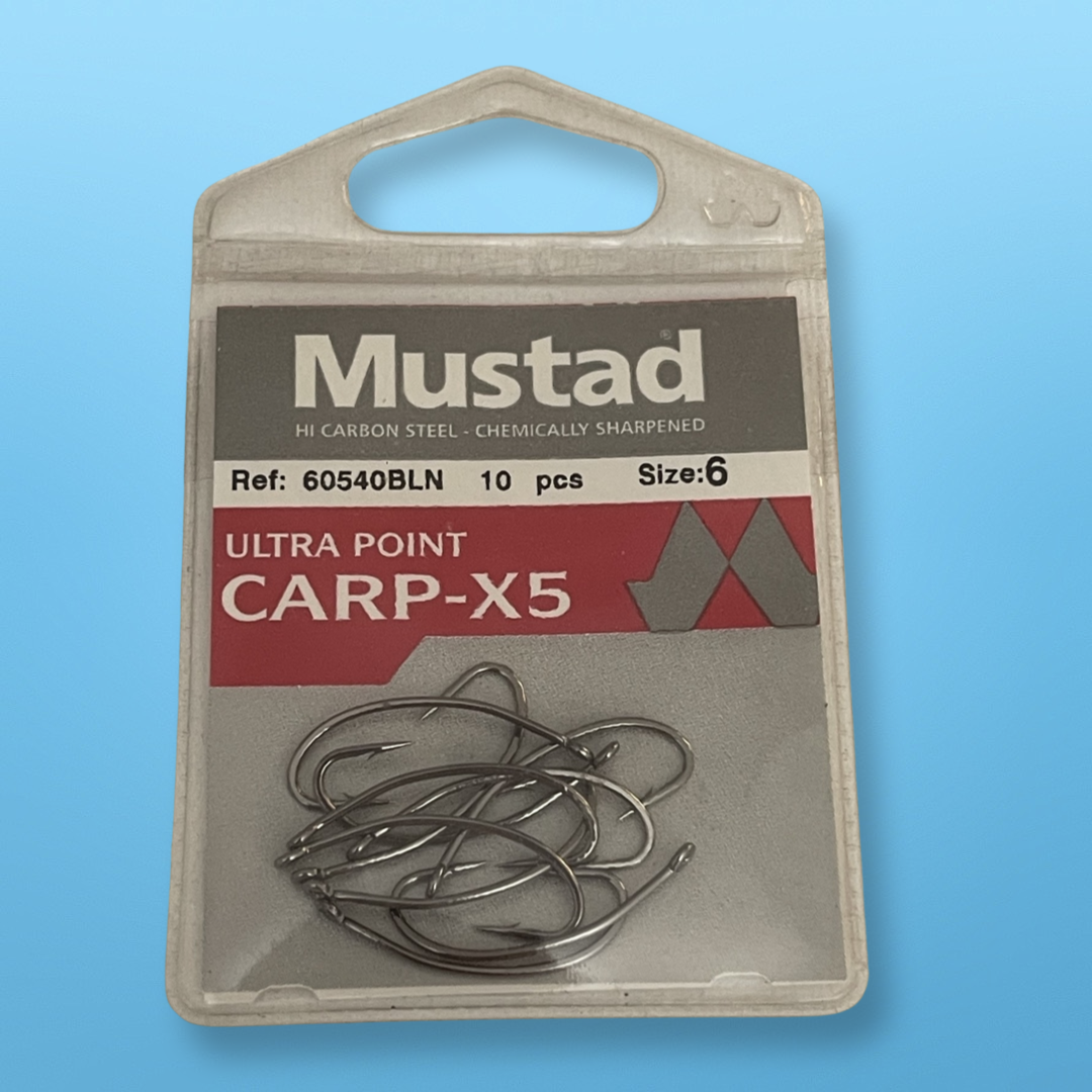 Mustad Ultra Point Carp-X5 Size 6 (10 Pack)