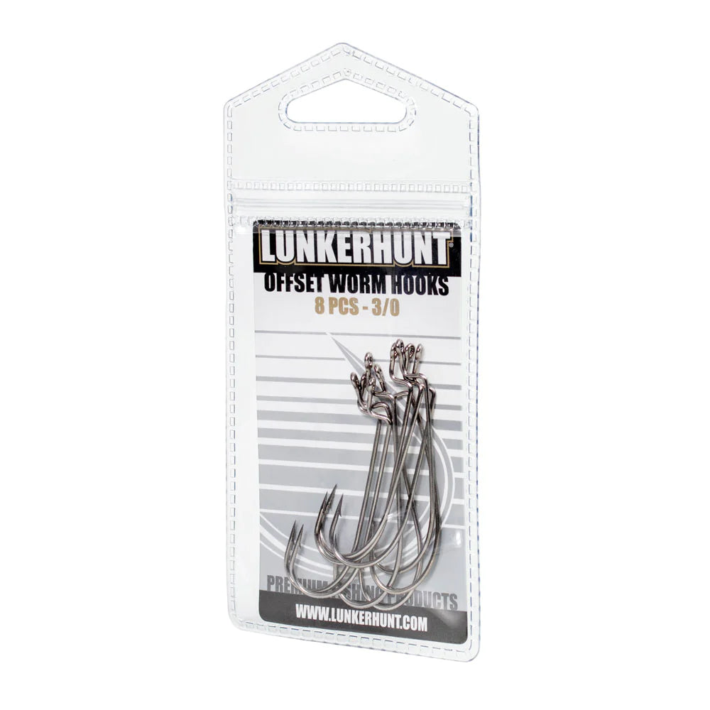 Lunkerhunt Worm Hooks (8 Pack)