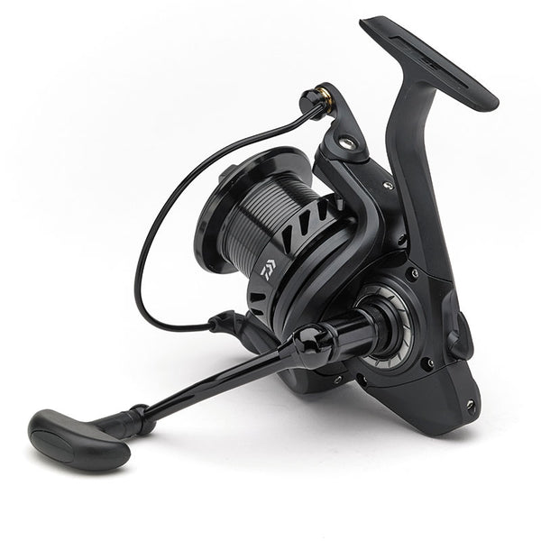 daiwa black widow spod reel Br 4000 5000 suited for float fishing or for use with a light deadbait rod Daiwa 23 Superspod 45 SCW