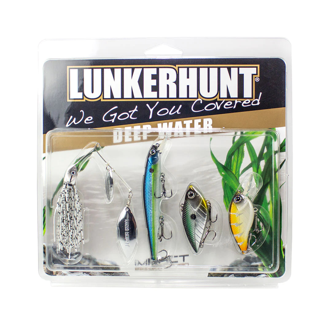 Value Lunkerhunt 7 Piece Bass Fishing Lure Gift Box With Lunkerhunt Card  for sale online